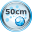 Ikona: Relativna zračna vlaga (50 cm)